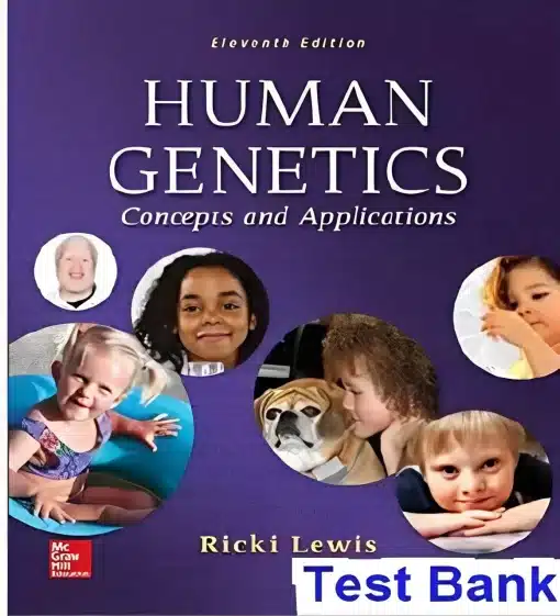 Test Bank for Human Genetics: Concepts and Applications